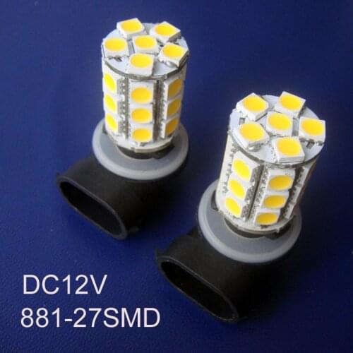 High quality 12V 5W 881 Car Led Fog Lamps,881 Led Fog Lights Auto 881 Led Bulbs free shipping 12pcs/lot