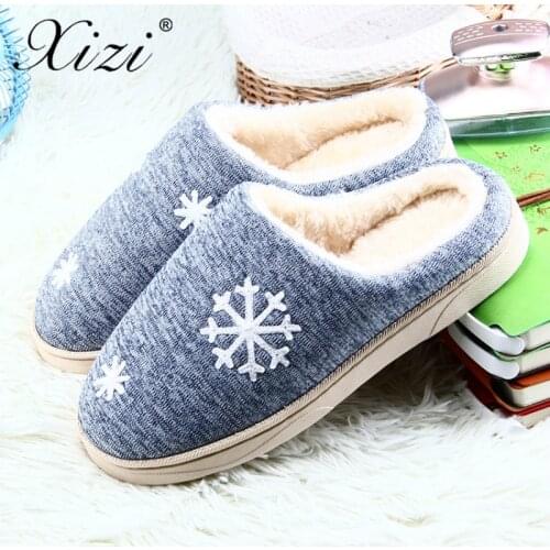 XIZI 2017 Women Winter Warm Ful Slippers Women Slippers Cotton Sheep Lovers Home Slippers Women Indoor House Shoe female slipper