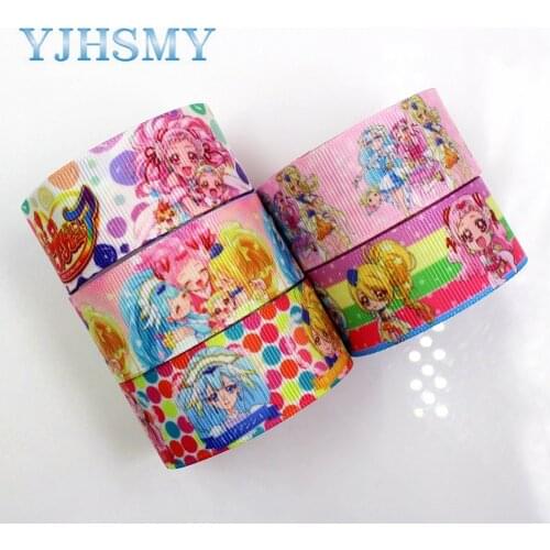 YJHSMY G-18419-1,10 yards, 25 mm Cartoon Printed grosgrain ribbons,DIY handmade Hair accessories Material wedding gift wrap