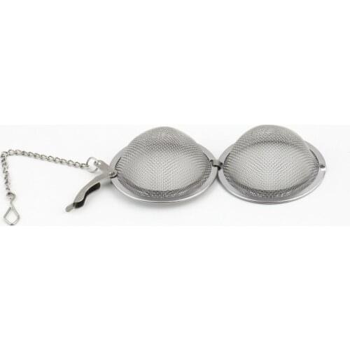 1pcs Stainless Steel Sphere Locking Spice Tea Ball Strainer Mesh Infuser tea strainer Filter infusor new arrival 0948