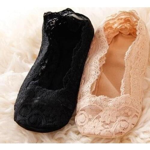 150pairs/lot Lace slippers sock invisible socks laciness summer socks