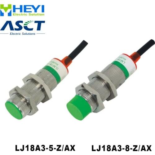 5pcs/LOT LJ18A3-8-Z/AX NPN capacitive proximity sensor DC NC inductive proximity switch