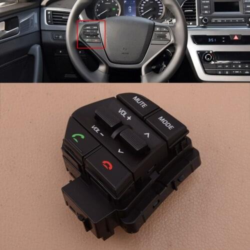 6 Pins 96700-C1030 Car Left Steering Wheel Switch Volume Control Fit for Hyundai Sonata 2015 2016 Accessories