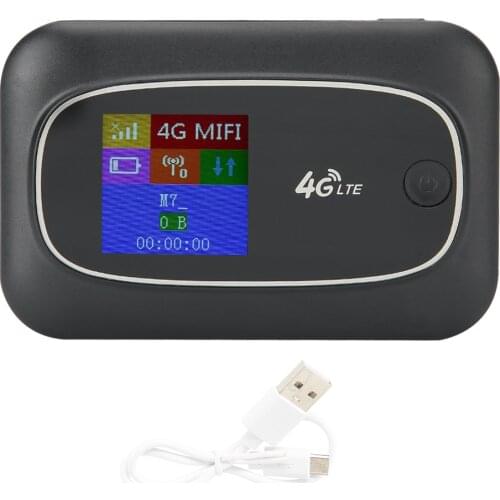 Wireless Router Network Card Portable Wifi Notebook Computer Traffic USB 4G CAT4 150Mbps Mini MIFI With Screen For Global Use