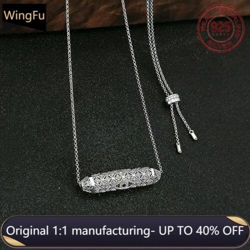 2021.4 month new style 925 sterling silver ladies adjustable necklace gift zircon evil eye hollow pendant luxury brand jewelry