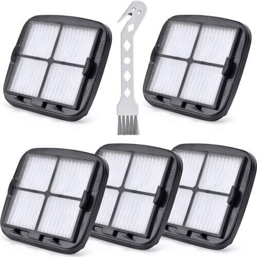 97D5 Filter for Bissell 5 Pack Vacuum Replacement Filter for Bissell Pet & Hand Vac Multi-Level Filter 203-7416, 2037416