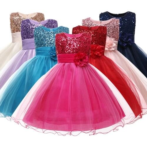 Children Halloween Girl Costume Princess Dress Toddler 7 Colors Candy Wedding Dresses for Girls Flowers Kids Holiday Gift