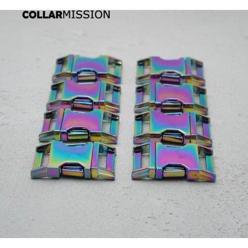 Metal release curved buckle durable hardware for high quality lock puppy cat collars diy parts Zinc Alloy CK25CH