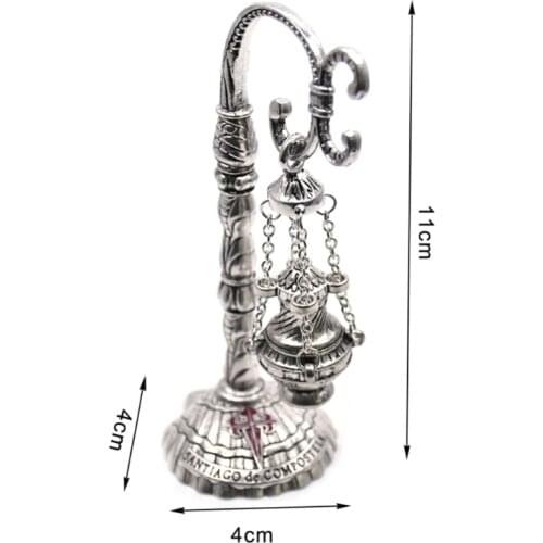 2021 New Antique Carved Incense Burner Cross Decoration Church Chapel Ornaments Prayer