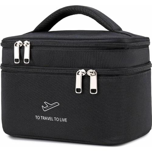 Women Cosmetic Bag Travel Makeup Beauty Box Organizer Beautician Toiletry Bag Artist Necessaire Brushes Lipstick Vanity Case