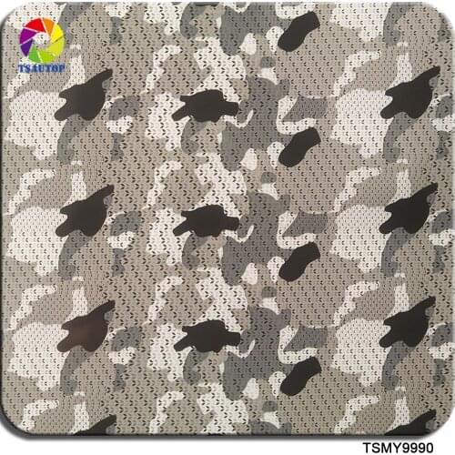 TSAUTOP Size 0.5m x 20m water transfer printing new camouflage design PVA hydro dip printing films WDF9990