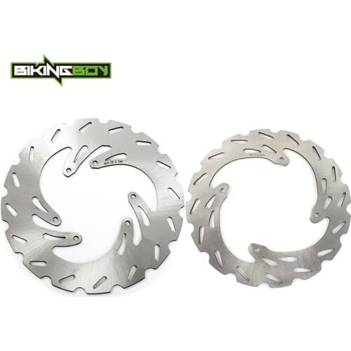 BIKINGBOY For Honda CRF 250 450 R 15 16 17 18 19 20 21 CRF 250 RX 2019-2021 CRF 450 RX 17 18 Front Rear Brake Discs Rotors Disks