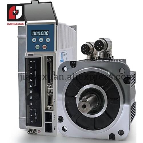 JMC Industrial 1.5KW Servo Motor Drive Kit AC Servo Motor Set JASD15002-20B 130JASM515220K-M23 1500RPM 2000RPM 3000RPM