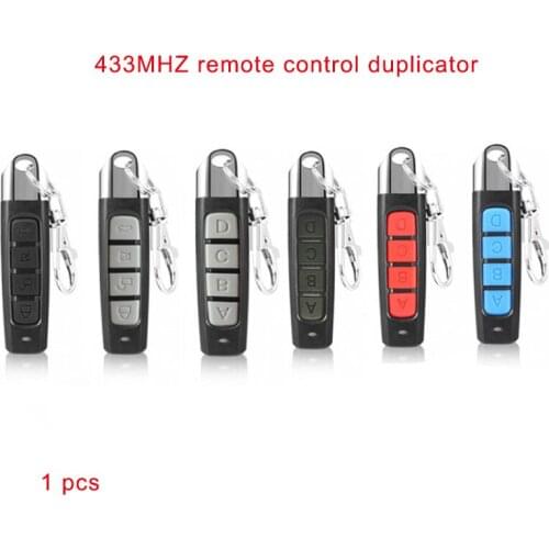 433MHZ Remote Control Garage Gate Door Opener 50-150m 4 Keys Remote Control Cloning Code Car Wireless Portable Smart Home Module