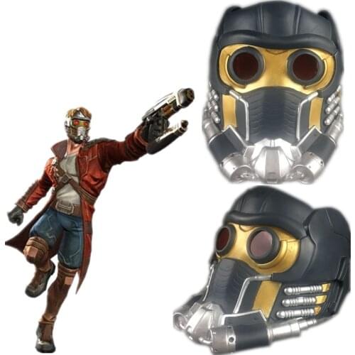 Guardians Of The Galaxy Vol. 2 Star Lord PVC Helmet Cosplay Mask Prop LED Lights Masks