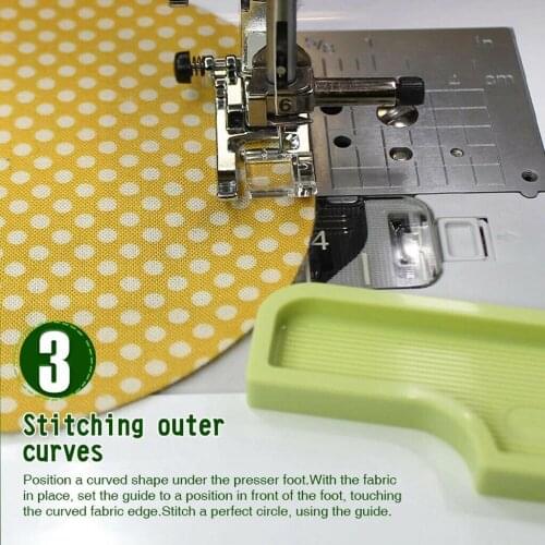 Sewing Seam Guide Positioning Plate Fixing Fabrics Handmade Multifunction Tool SCIE999