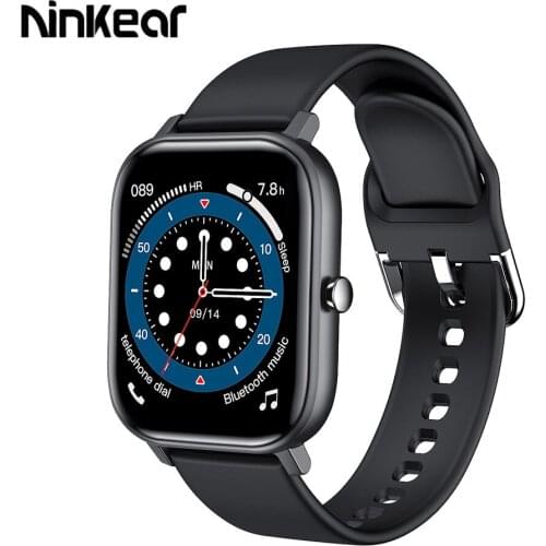 Ninkear L18 smart watch 1.54 inch sleep heart rate monitor sports pedometer men and women sports smart watch for Apple Android