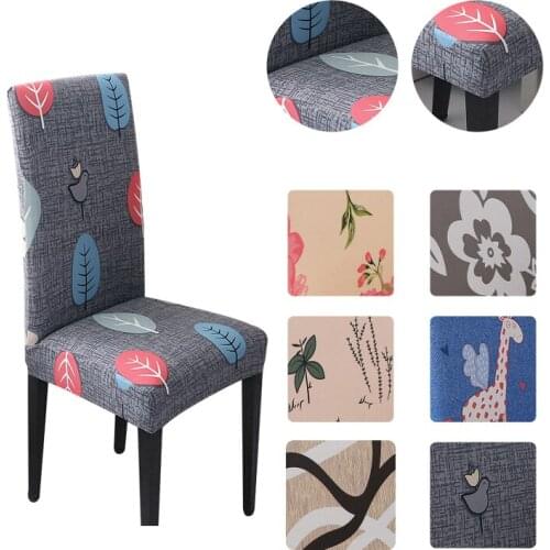 Modern Chair Covers Spandex Elastic Chair Covers for Chairs for Kitchen Chair Covers Decoration Wedding for Armchairs for Home