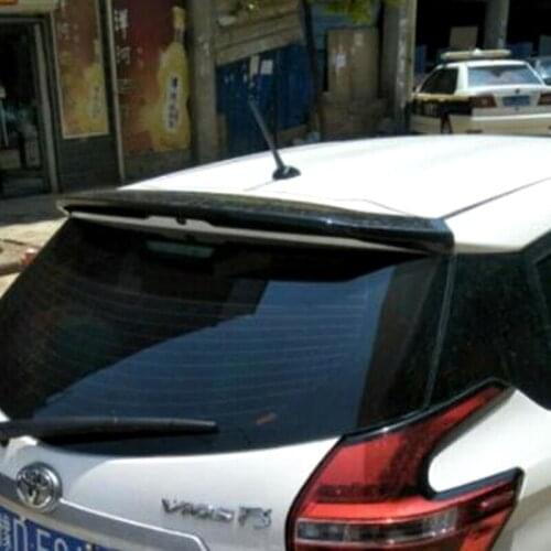 Spoiler Rear Trunk Lid Car Spoiler Wing ABS Material Customize Color DIY Paint Sport Car Spoiler For Toyota Yaris 2014 - 2018