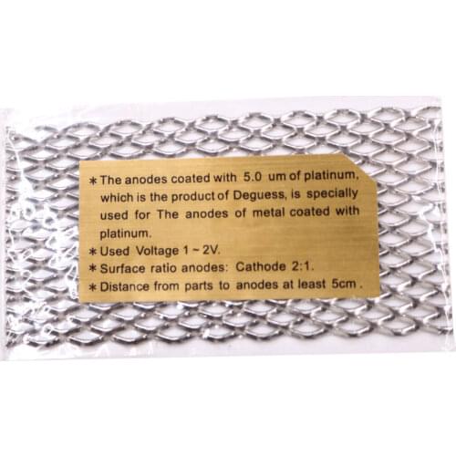 Titanium Mesh Jewelry Plating Silver Platinum Gold Metal Anode Electrode Processing Transformation