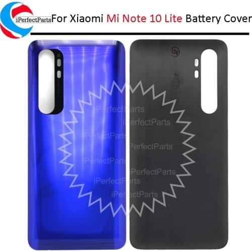 Back Cover For Xiaomi mi Note 10 Lite Battery Back Cover Door Rear Housing Case Assembly For Xiaomi Note10 Lite M1910F4G Housing