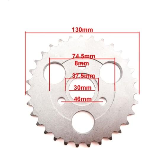 XLSION 420 31T Rear Sprocket 31 Tooth For HONDA Z50A Z50 Z50R Z50J Monkey Bike