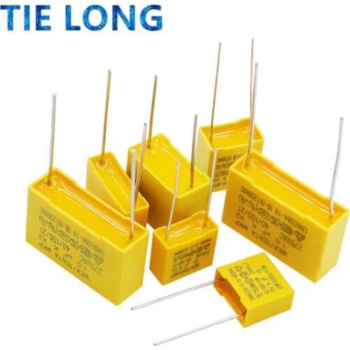 10PCS X2 1UF 0.68UF 0.33UF 0.22UF 0.1UF 0.47UF 0.01UF 275V 104 Safety Capacitor