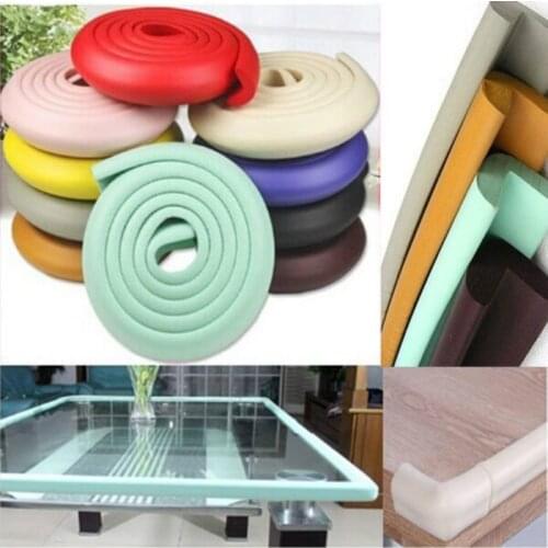 2M Children Baby Table Edge Corner Guard Protector Foam Bumper Collision Cushion Strip Glass table Edge Furniture crash bar