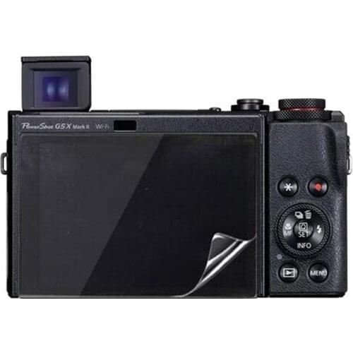 3 x Clear PET Screen Protector Soft Cover Guard Protective Film for Canon PowerShot G5X Mark II 2/G5 X Mark2 MK2 G5XII Camera
