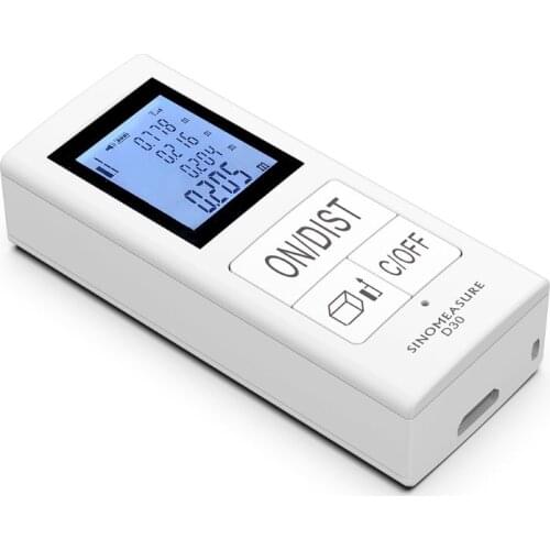 Rechargeable Mini Laser Distance Meter 98Ft/30M Laser Rangefinder Home Use Tool