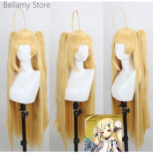 Azur Lane Eldridge Heat Resistant Cosplay Costume hairwear Wig+Wig Cap