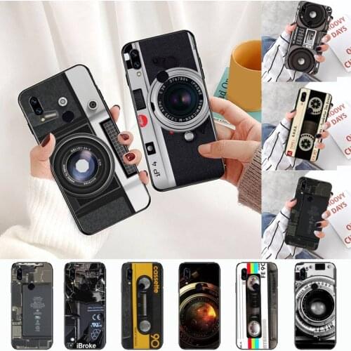 Vintage Tape Camera Gameboy Phone Case For Xiaomi Redmi Note 4 4x 5 6 7 8 pro S2 PLUS 6A PRO