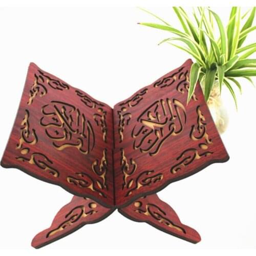 Wooden bookshelf Muslim Koran Bookshelf Everything is new Display Appliance Prayer wooden platform Muslim Book shelf