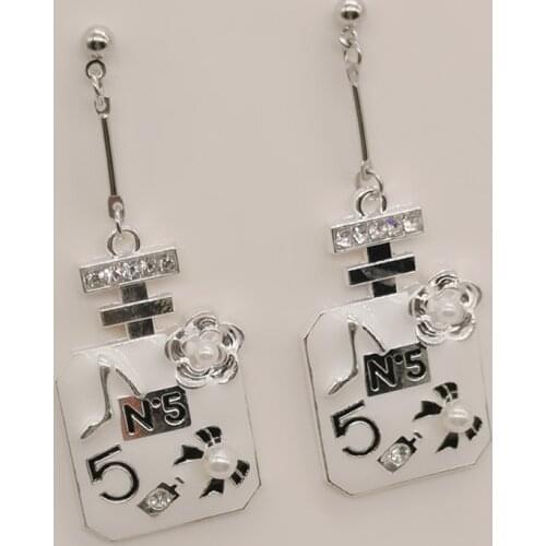 Perfume enamel pendant earrings pendant floats earrings jewelry handmade