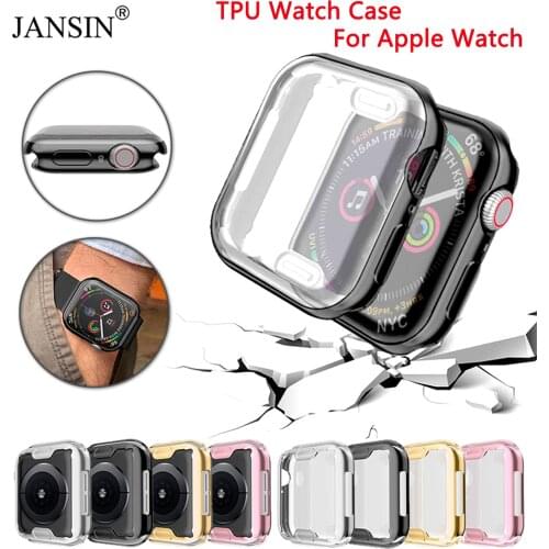 Screen Protective Case For Apple Watch Series 6 SE 4 5 40mm 44mm Full Coverage Protector Shell For iWatch Series 3 2 38mm 42mm
