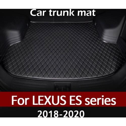 MIDOON Car trunk mat for Lexus ES series 2018 2019 2020 cargo liner carpet interior accessories cover