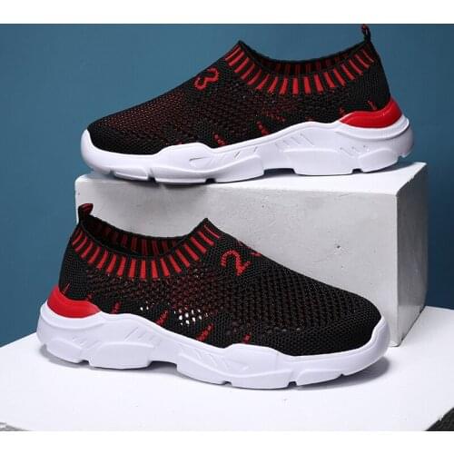 Summer hollow children sneakers boys shoes Korean fashion mesh breathable boy shoes socks girl shoes children running shoes