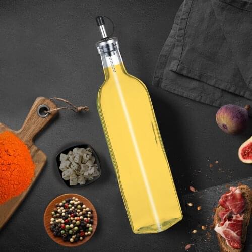 Kitchen Olive Oil and Vinegar Glass Dispenser Seasoning Bottle Oil Container Cooking Oil Sprayer Kitchen Tools Accessories