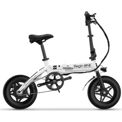 Mini Folding Electric Bicycle 2 Wheeis Electric Bicycle Ultra-Light 12 inch 240W E Bike Scooter 36V Bicycle For Adults
