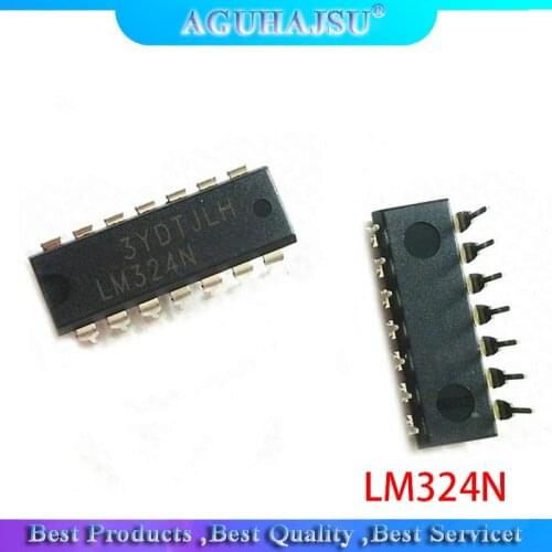 10pcs LM324N LM324 DIP-14 Operational Amplifiers - Op Amps Quad Operational Amp new original