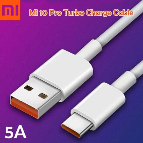 Original Xiaomi 5A Turbo Charger Cable Quick Charge Type C USB Line For Mi 10 11 CC9 Pro CC9e 8 9 9se Redmi K30 Pro Note 9s 8T