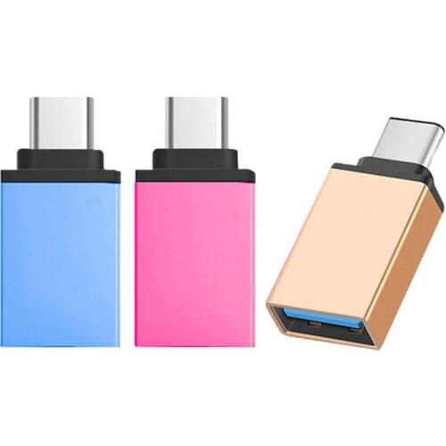 USB 3.0 Female To Type-C Male Adapter Data Sync Charge OTG Converter For Xiaomi5 4C Nexus6p U Disk USB C Port Adapter