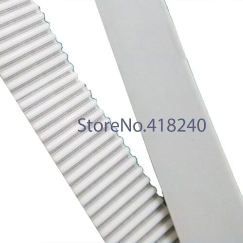 Computer Embroidery Machine Frame Belt White Open Belt 5M White Round Tooth Frame Belt Price For 1M 50 m/roll