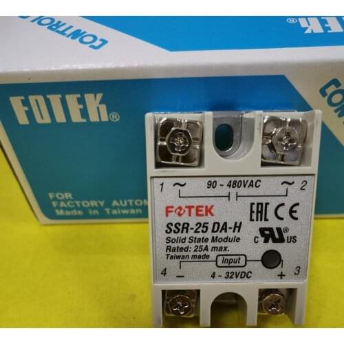 SSR-25DA-H New original Taiwan FOTEK SCR module economical solid state relay