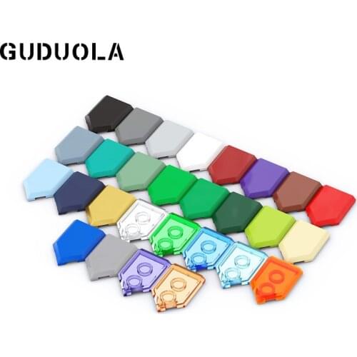 Guduola Tile 2x3 Pentagonal (22385/35341) MOC Building Block Toys Parts 30pcs/LOT