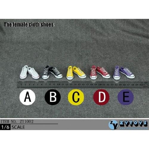 ZY1002 1/6 Scale Female Shoes Model Straps Sports Shoes without feet for 12 inches Action figures Price: US $11.82 / pair