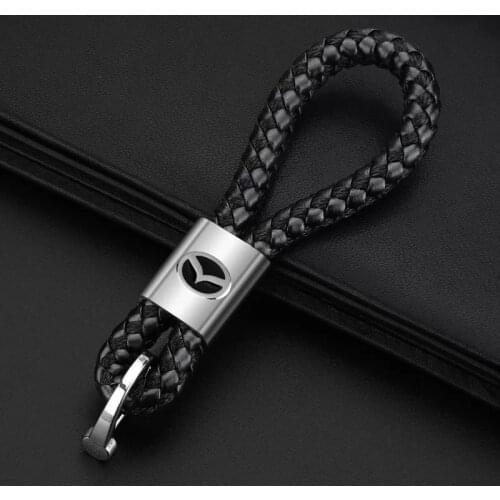 1PC Alloy Car Emblem Keychain Key Chain Key Ring For Mazda 2 3 5 6 2017 CX-4 CX-5 CX-7 CX-9 CX-3 CX 5 Car Logo Accessories