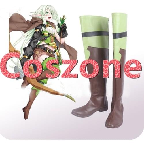 Goblin Slayer High Elf Archer Cosplay Shoes Boots Halloween Carnival Party Cosplay Costume Accessories