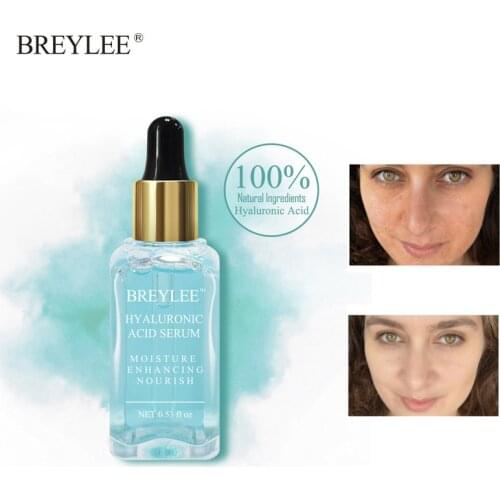 BREYLEE HA Hyaluronic acid serum facial moisturizing essence 100% natural ingredients face skin care nourishing ageless beauty