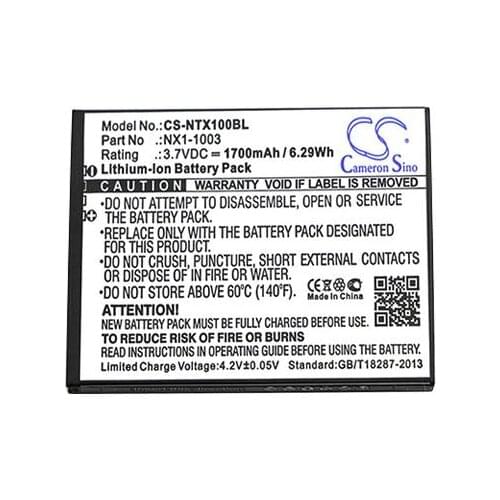 Cameron sino 1700mah battery for HANDHELD Nautiz X1 13220091 NAUTIZX1 NX1-1003